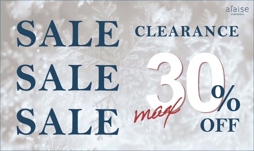 最大30%OFF CLEARANCE SALE