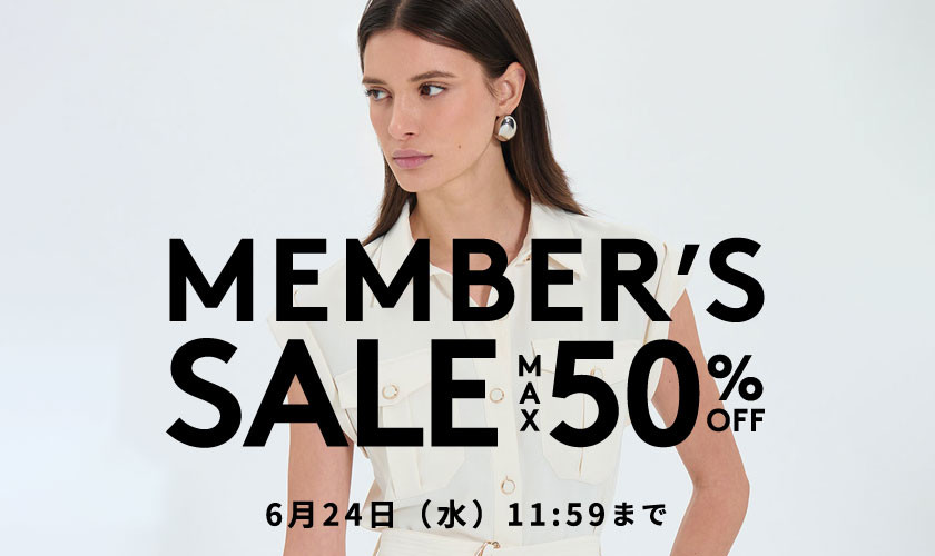 MAX50%OFF MEMBER'S SALE