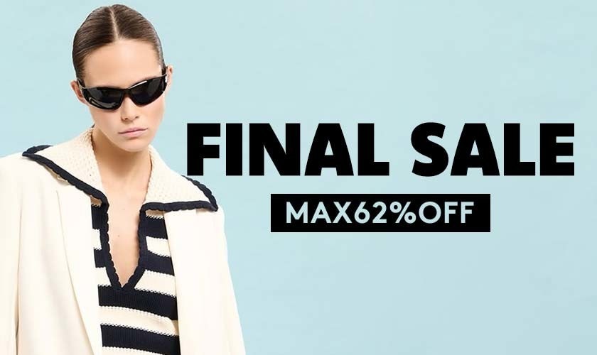MAX62%OFF FINAL SALE