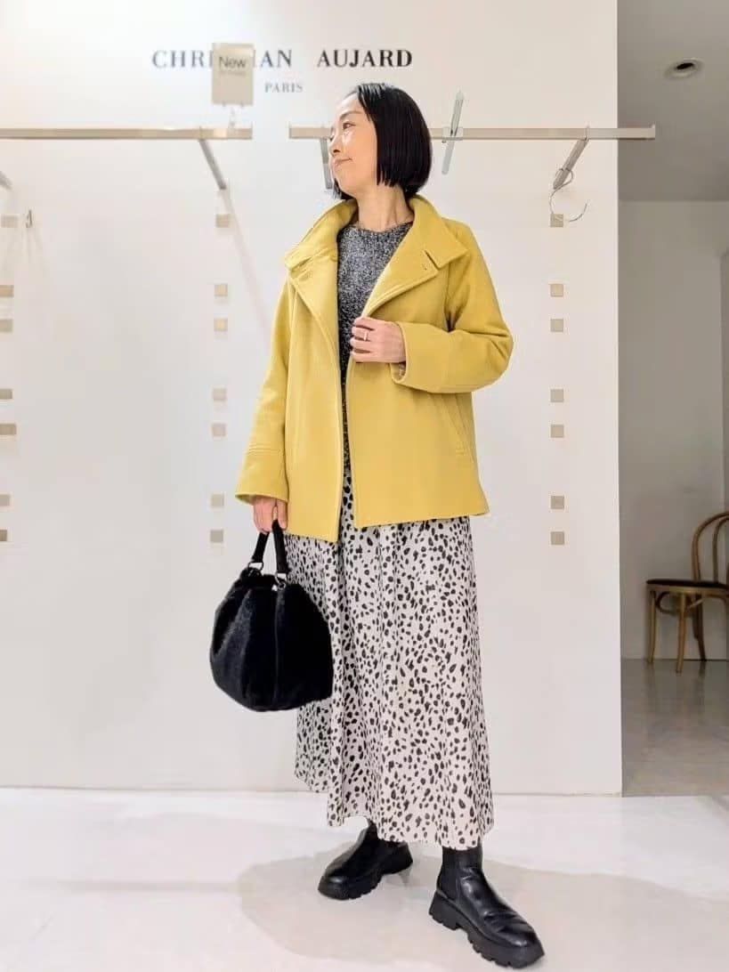 好きな色と柄で、気ままにお出掛けコーデ