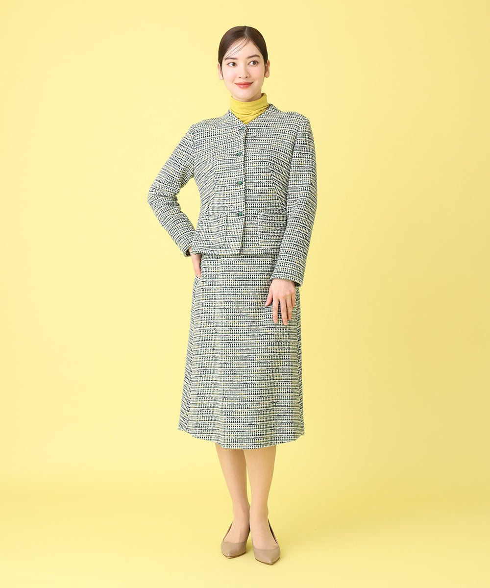 Tweed jacket & skirt suit