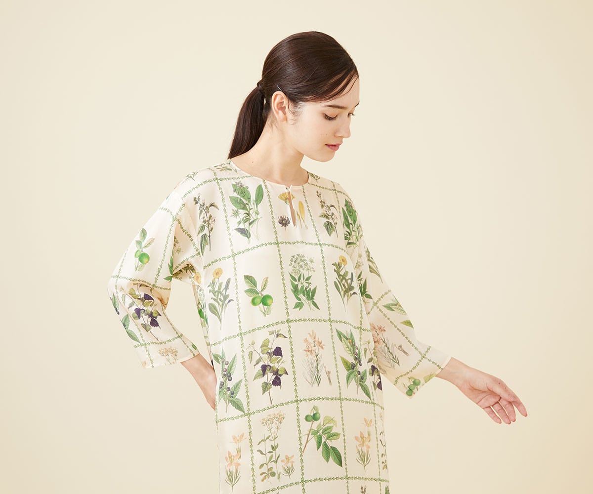 Botanical garden print dresses