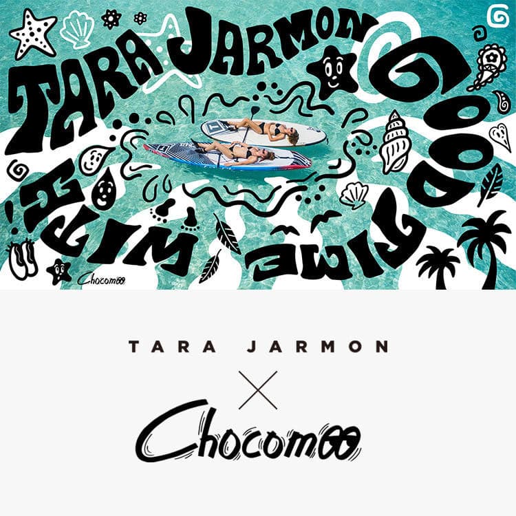TARA JARMON × Chocomoo Ｔシャツのコラボレーション