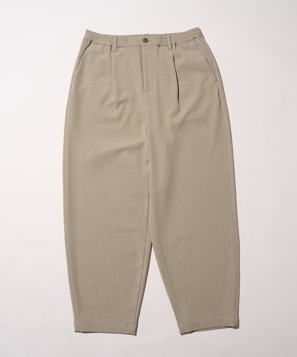 メランジツイルイージーバルーンパンツ