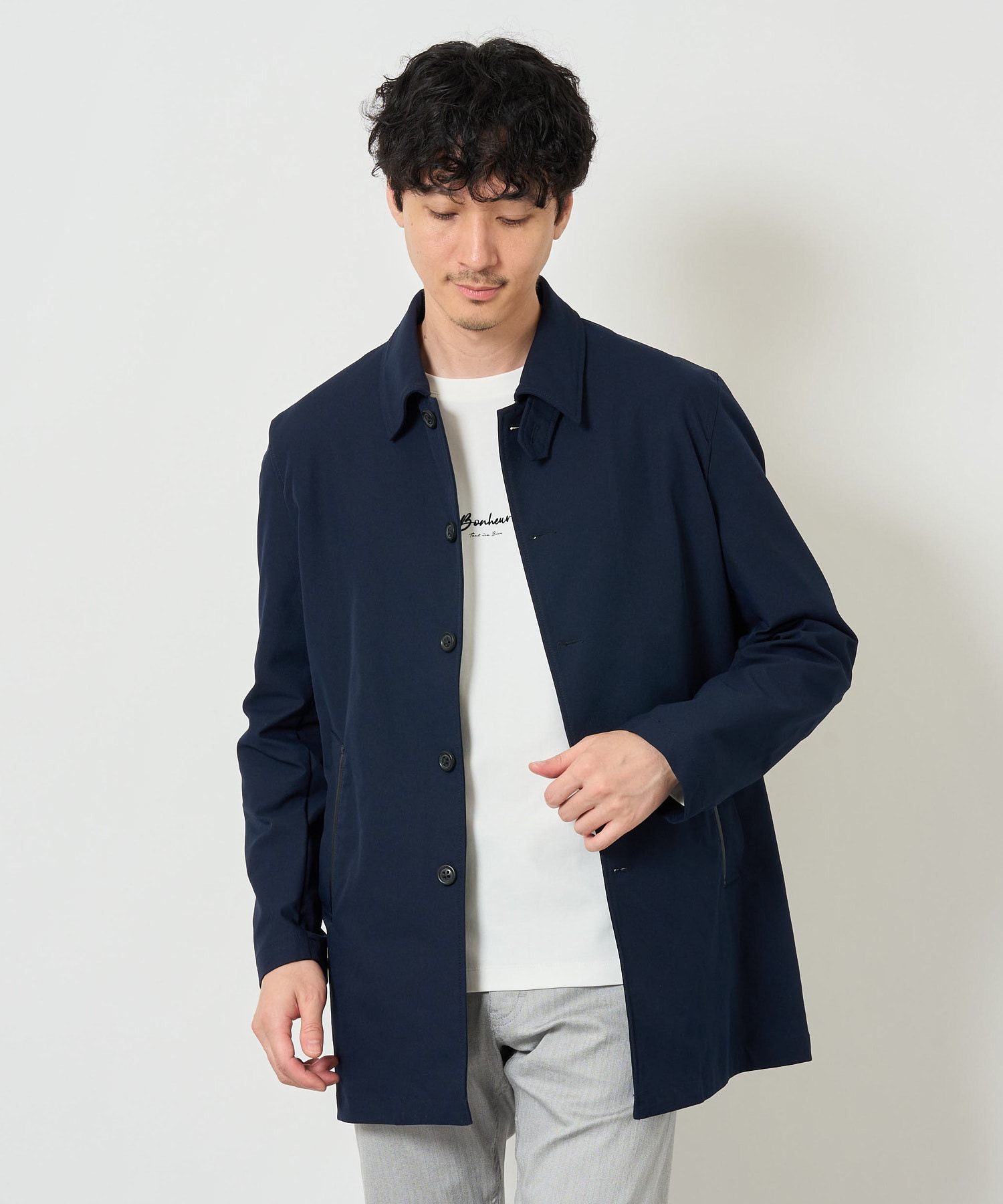 ＼WEB限定／ツイルストレッチステンカラージャケット
