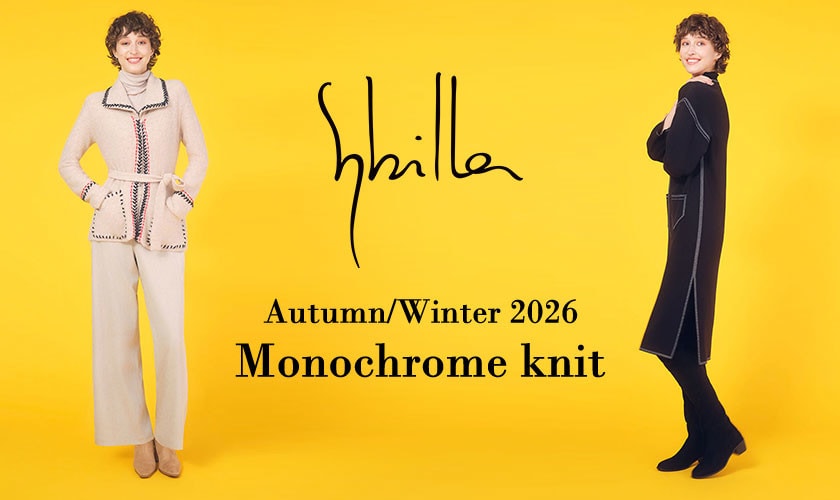 Sybilla 26AW - Monochrome knit-