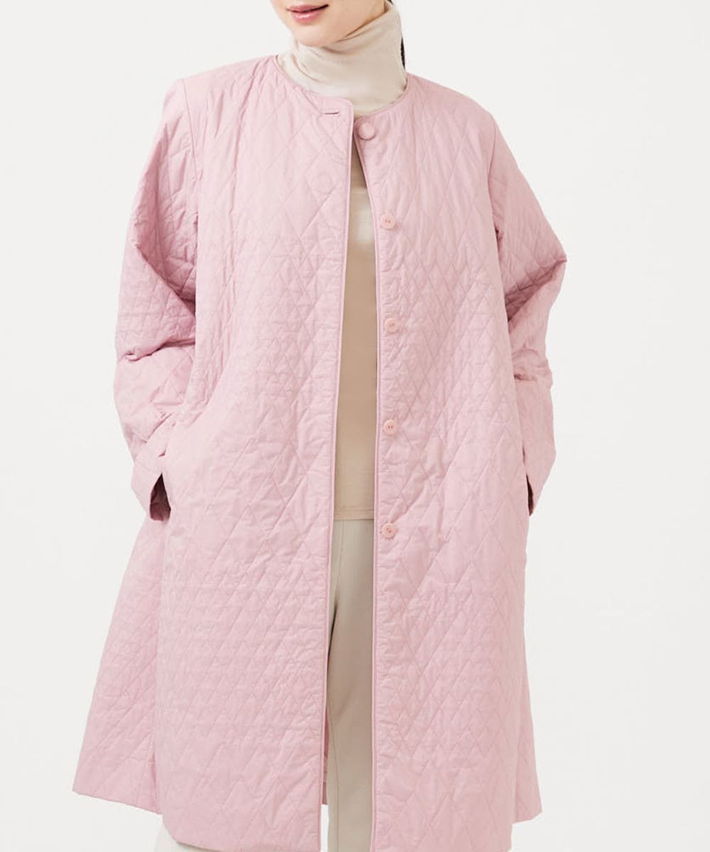 Silk padded quilt coat