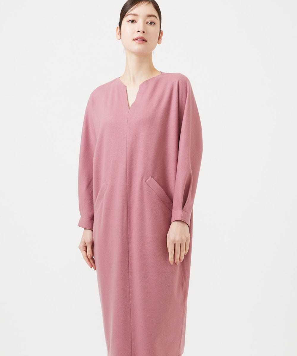 Compressed jersey cocoon dress