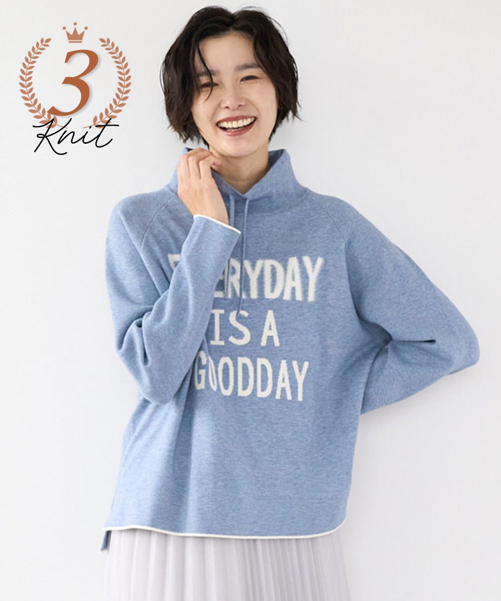 ドロストハイネックロゴニット