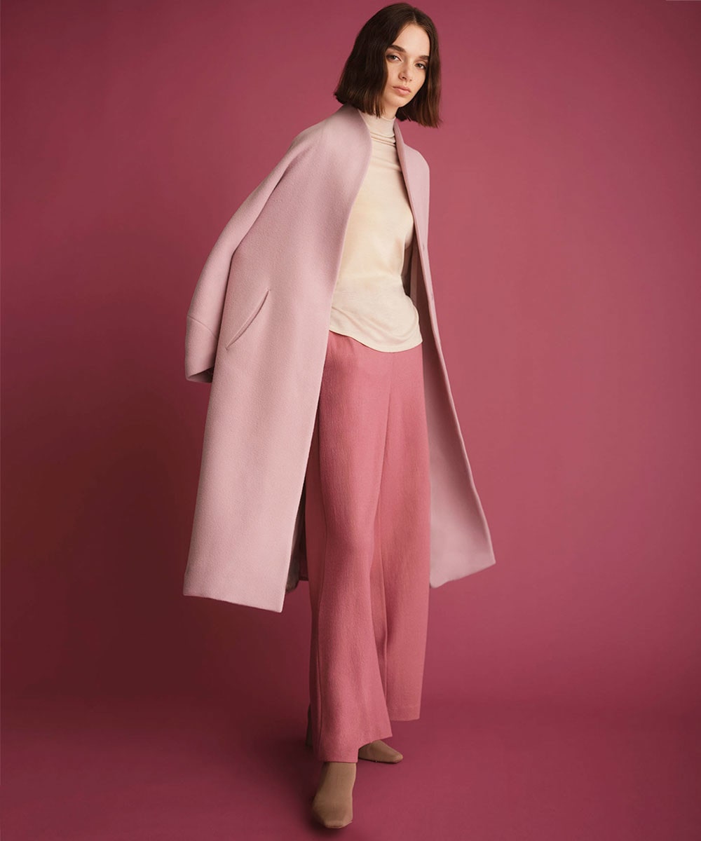 Design sleeve wool coat