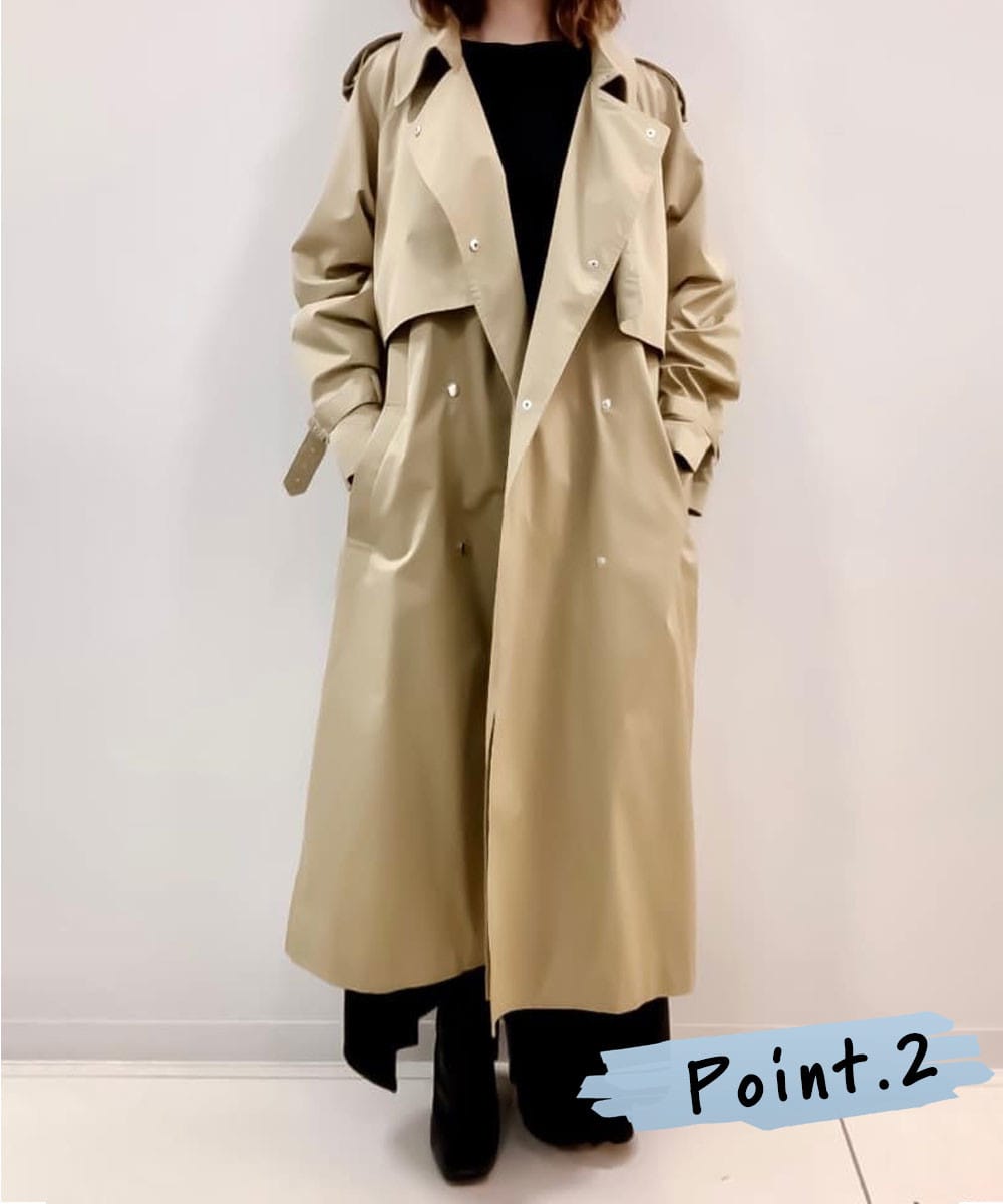 Point.2　オシャレに見えるサイズ感