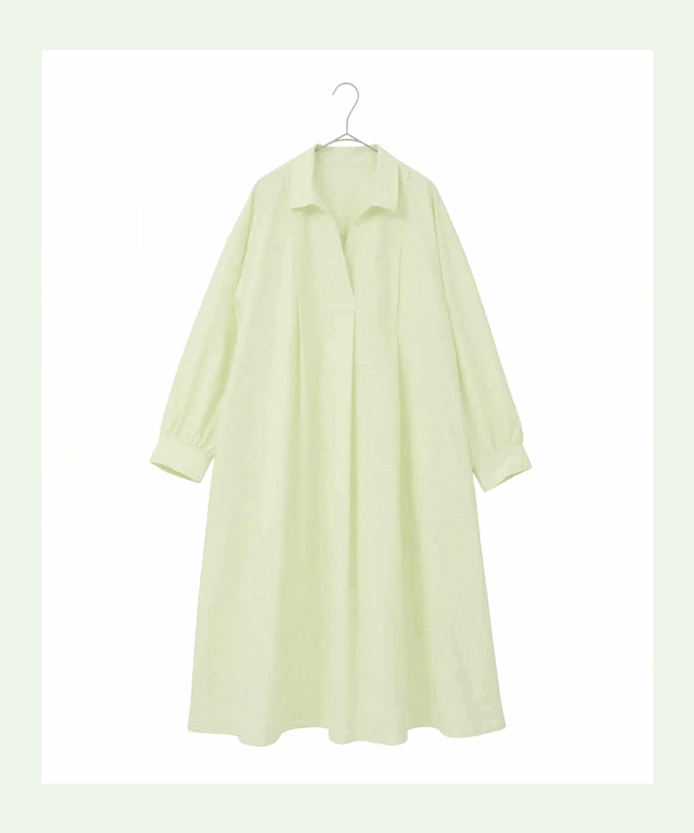 タイプライターシャツワンピース