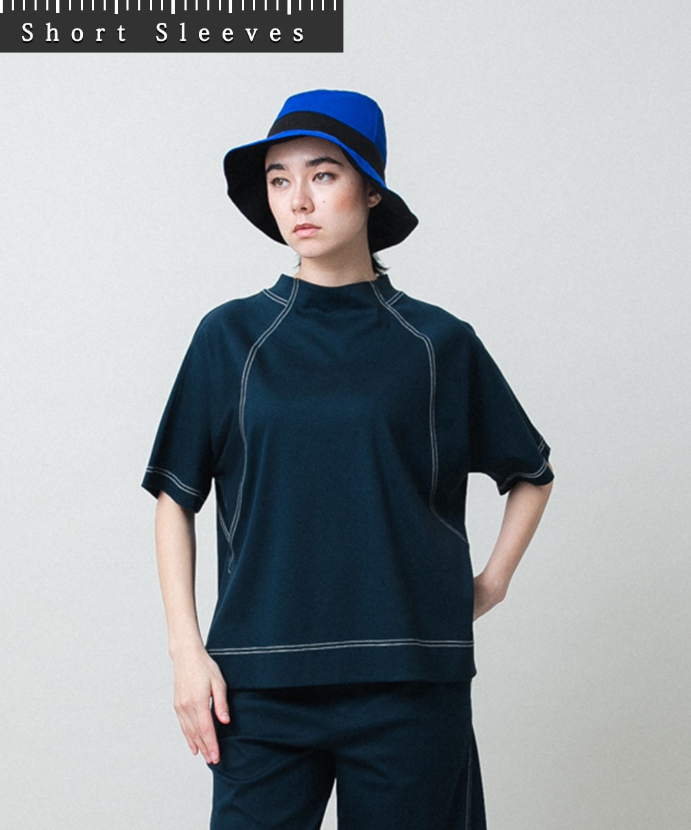 コットンジャージーラグランプルオーバー/洗える