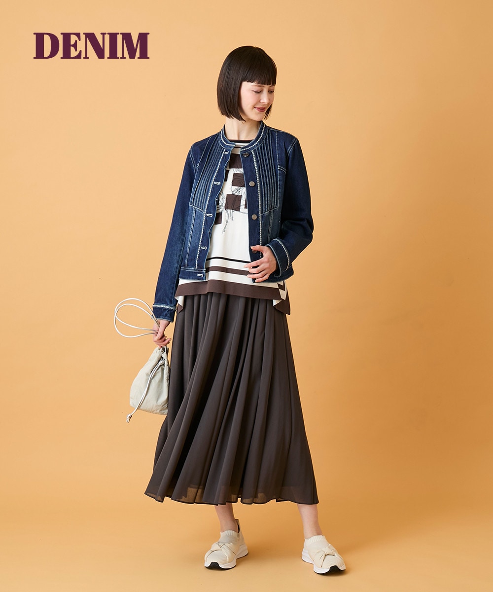 ジャケット＆プリーツスカート