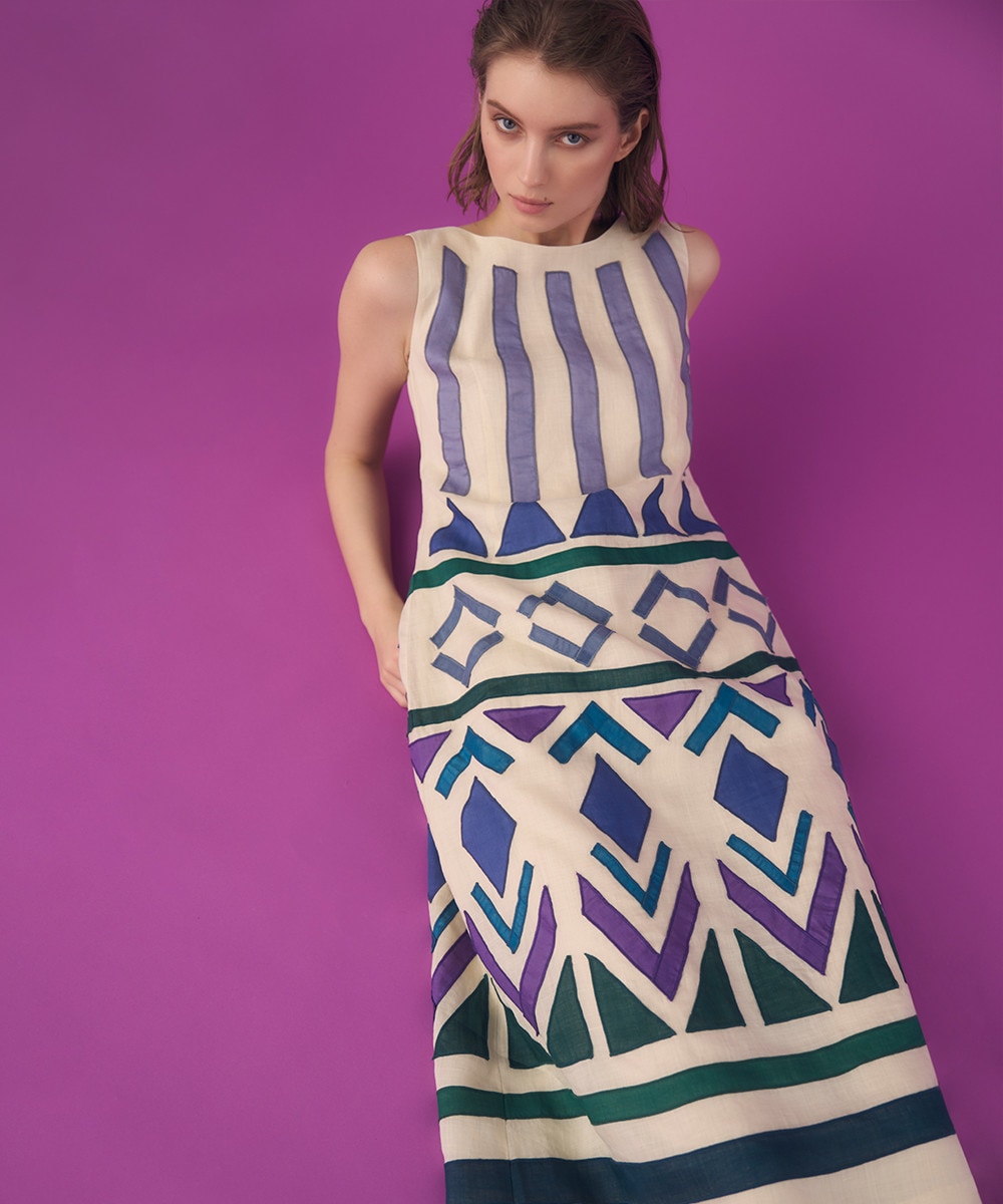 Appliqué dress