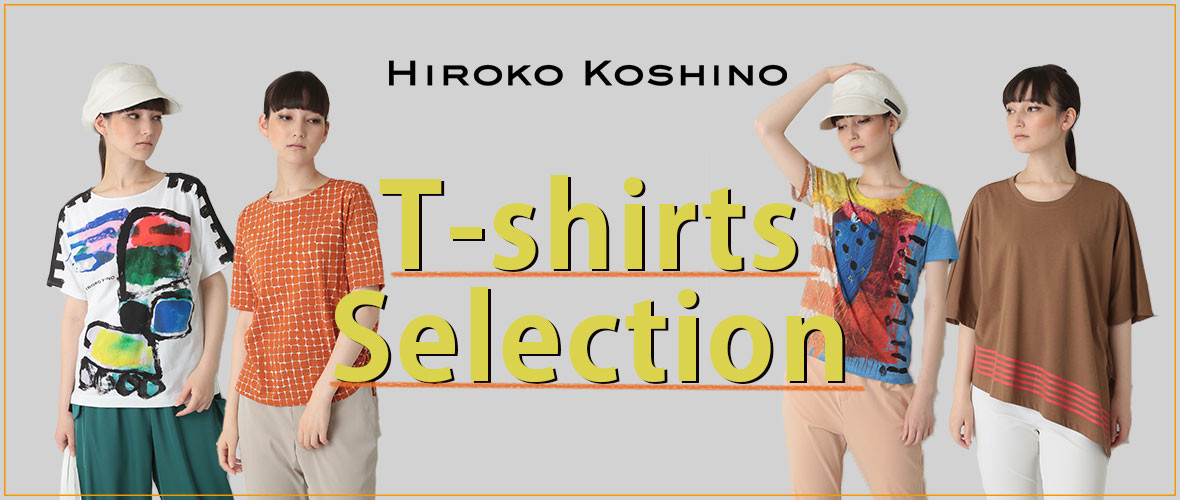 【HIROKO KOSHINO】T-shirts Selection