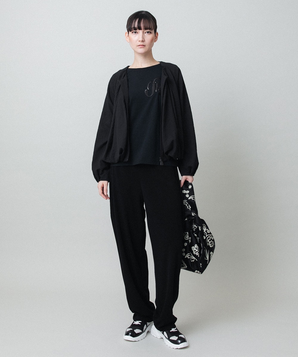 スパンコールロゴミニマルカットソー /日本製/洗える