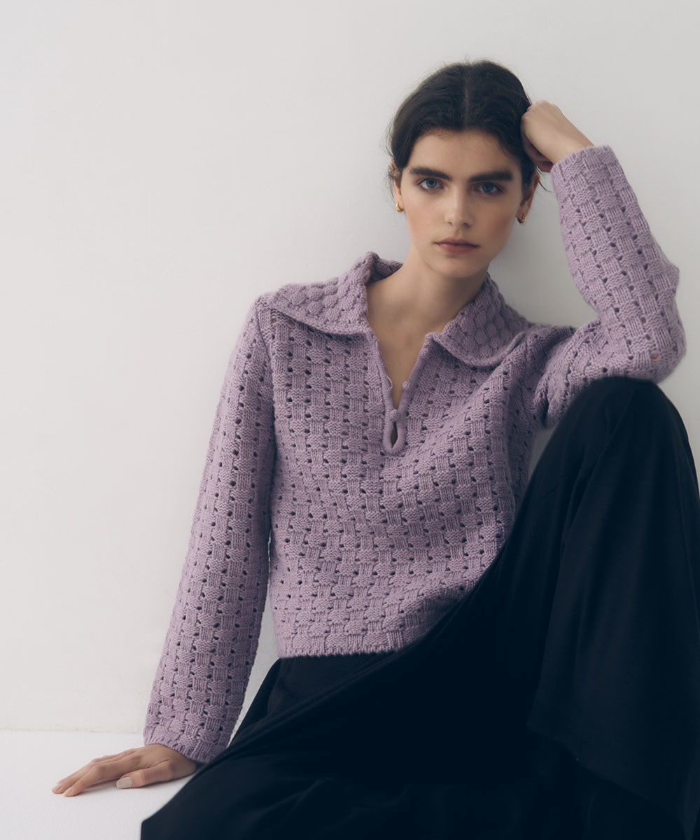 Skipper collar pullover