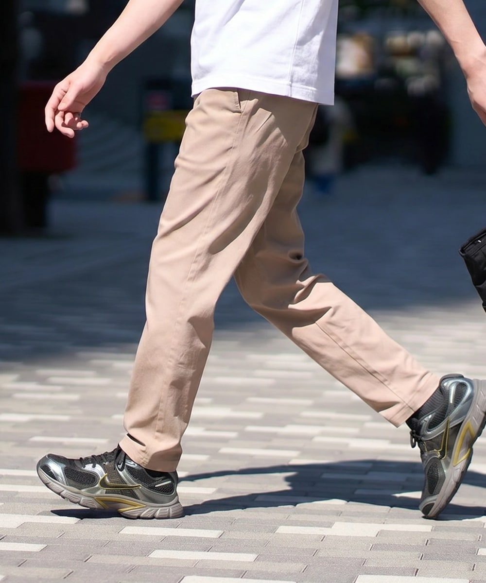 【 WEB限定 】スーパーストレッチ セミワイドパンツ（シーズンレス）