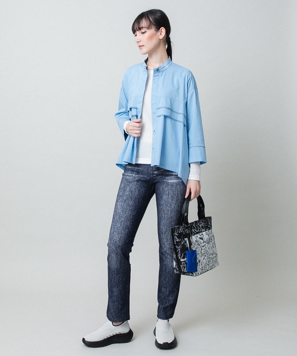 ストレッチデニムパンツ/日本製/洗える