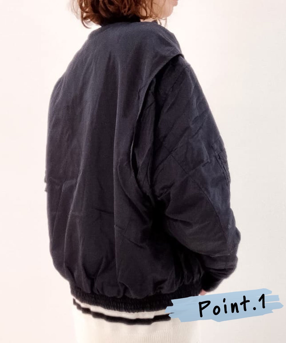 Point.1 オシャレに見えるサイズ感