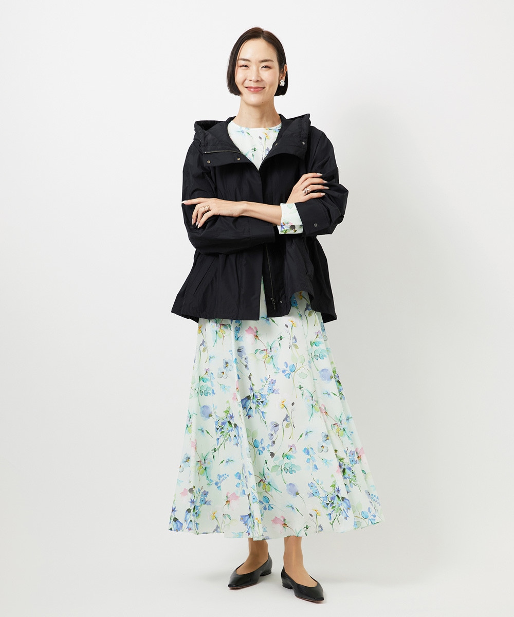 MICHEL KLEINのフラワープリントワンピース