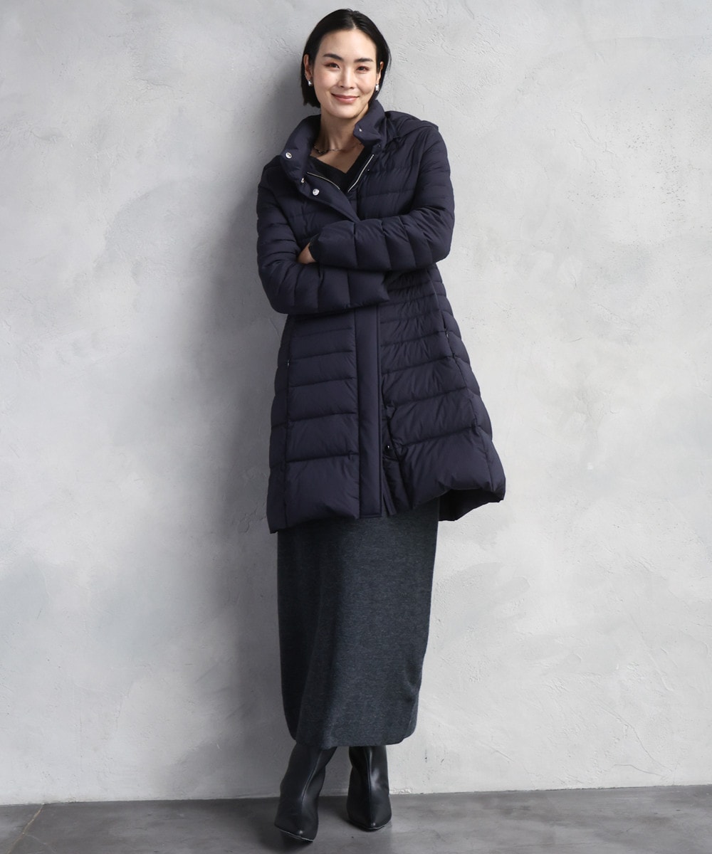 [定番人気]2WAYストレッチダウンミドルコート