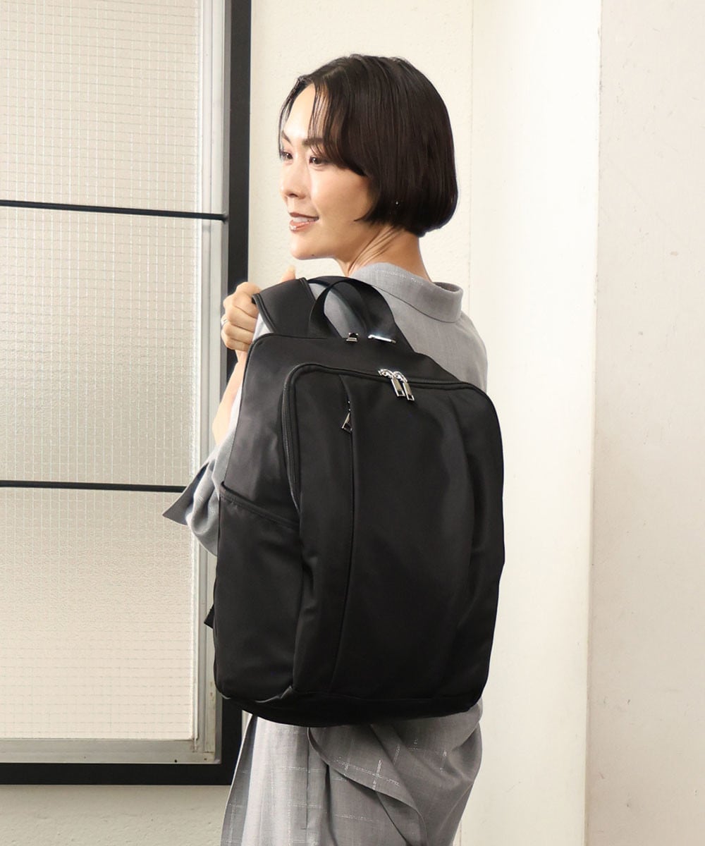 [23L/撥水/A4収納可]シンプル高機能リュック