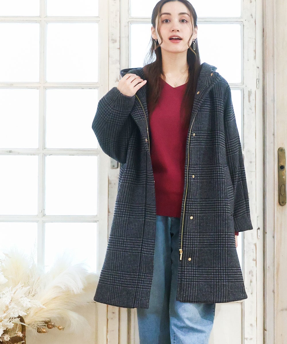 ライトカシミヤウールコート