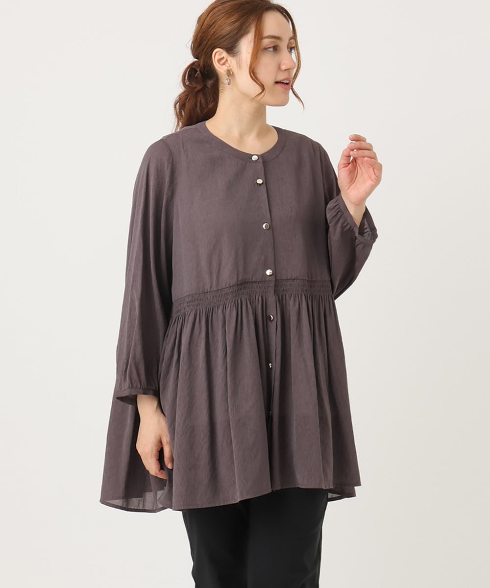 シャーリングチュニック