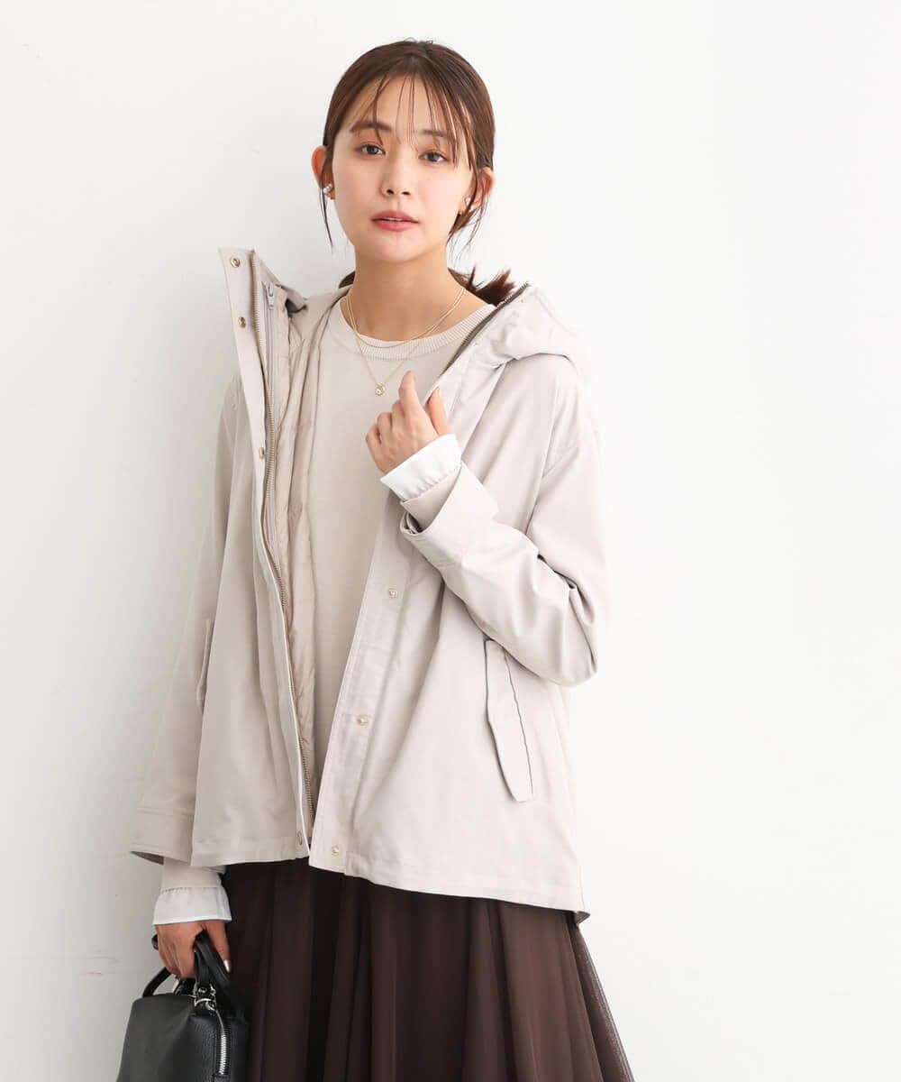 MK ミッシェルクランのダウンライナー付きマルチwayブルゾンの画像