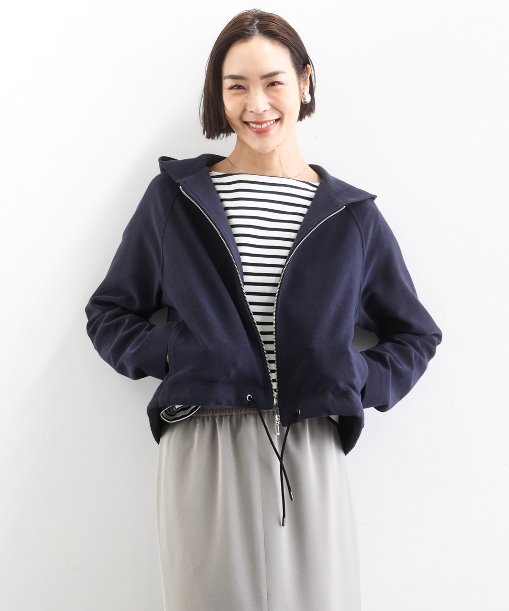 オーガニックコットン パイルパーカー