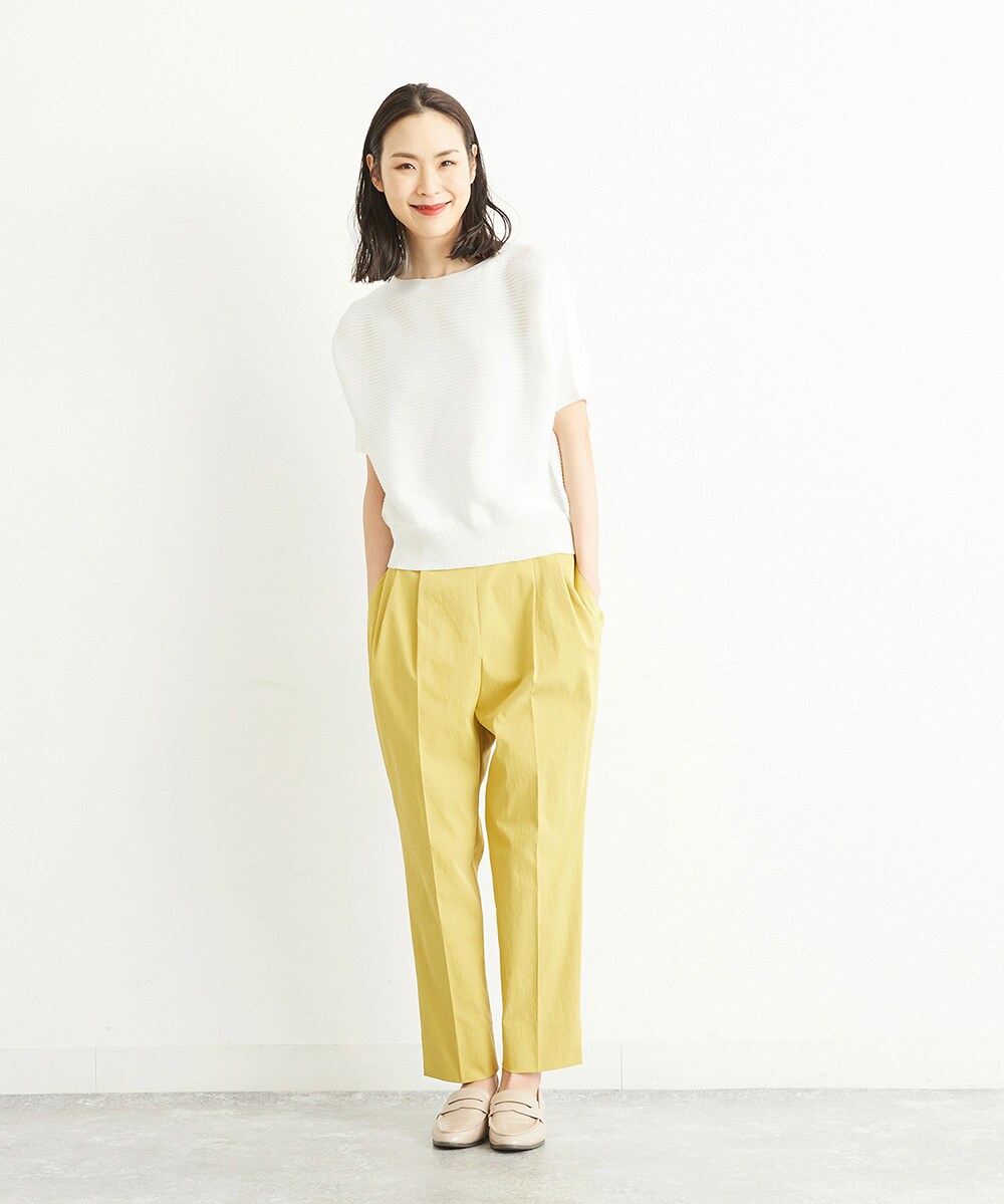 【機能性素材/洗える】イージータックパンツ