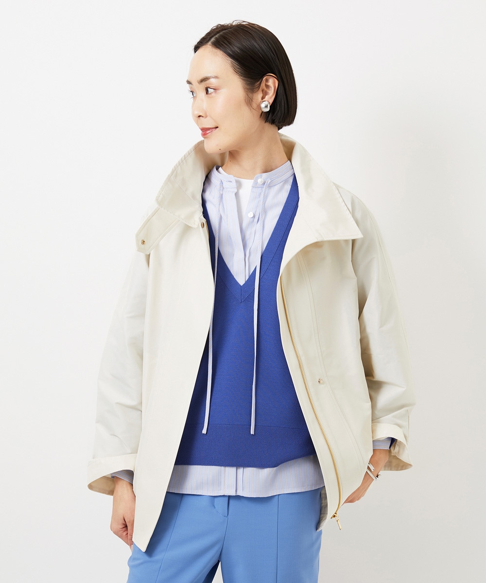 ミドル丈スタンドライトコート