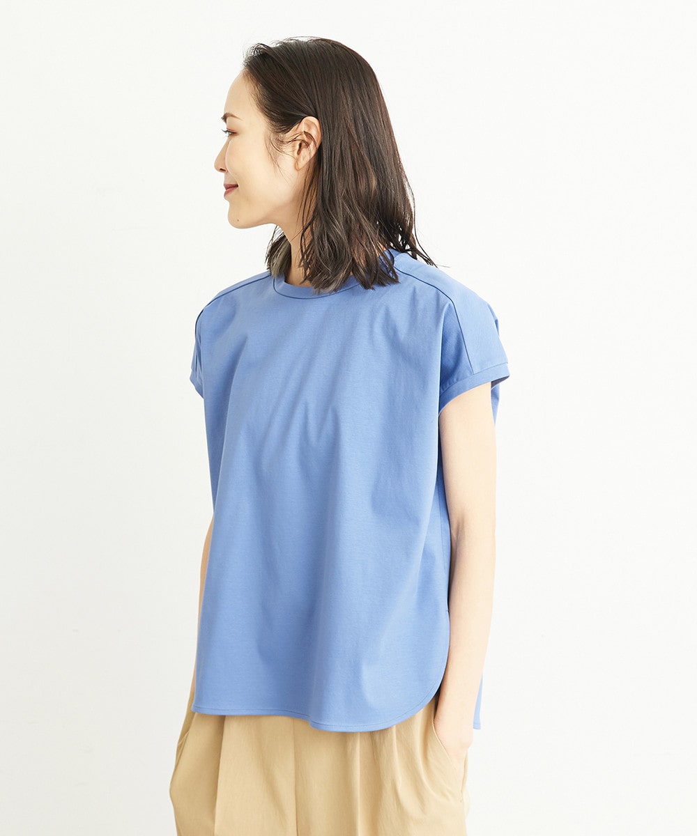 【洗える】クルーネックカットソー