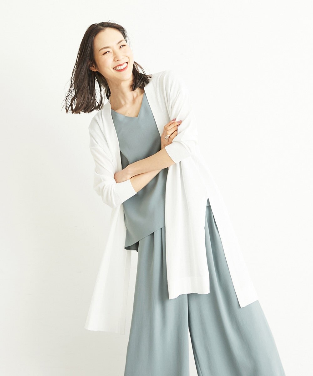 【洗える/抗菌】ロングカーディガン