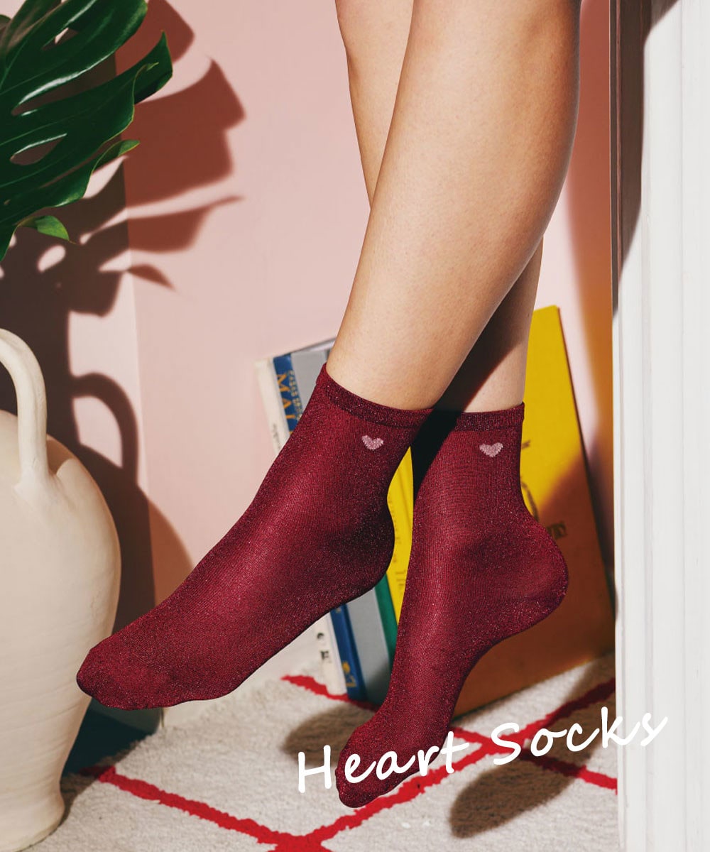 Heart Socks “Red”