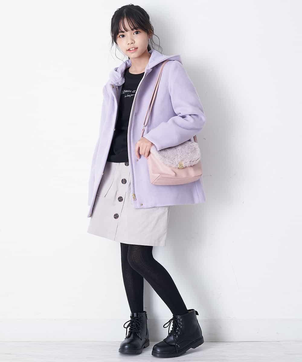 ライトフェイクウールAライン2wayコート