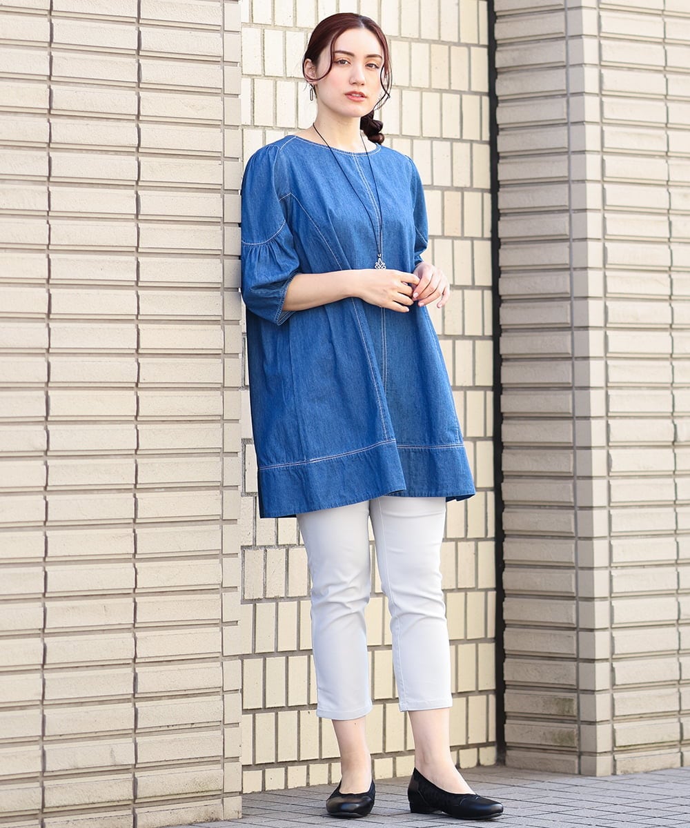 ライトデニムチュニック