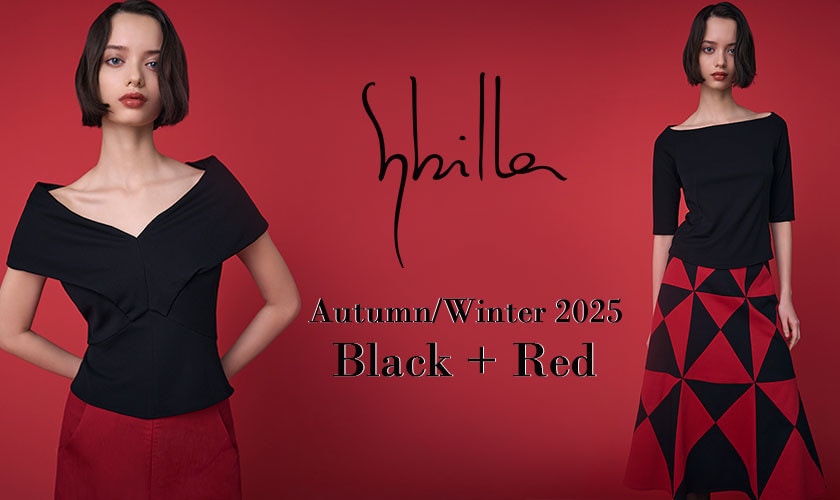 Sybilla Autumn/Winter 2025 - Black + Red - 