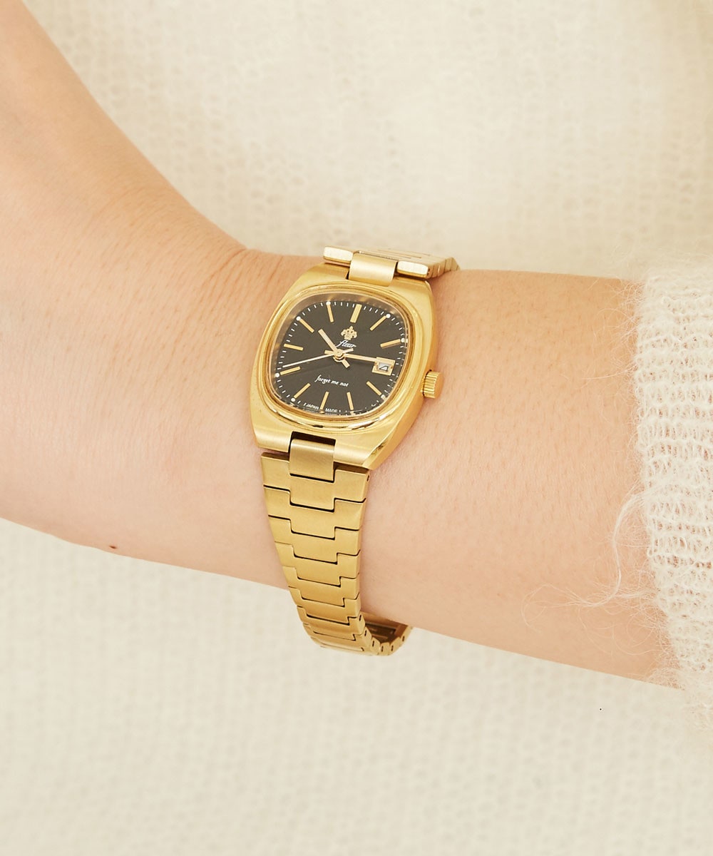 【fleur】メタルフェイスウォッチ