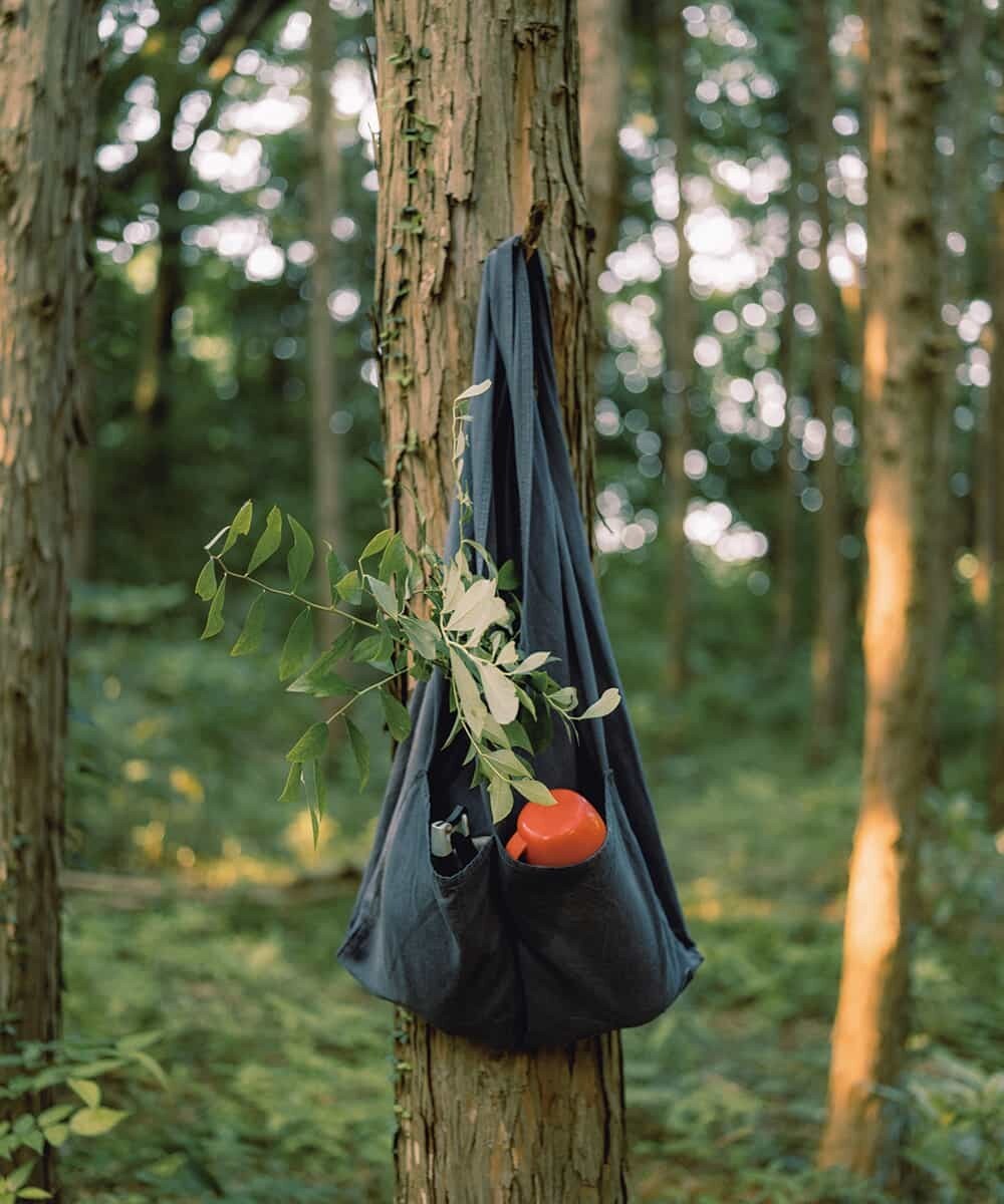 【Vegie BAG】ゴマ染めコットンエコバッグ マルシェ