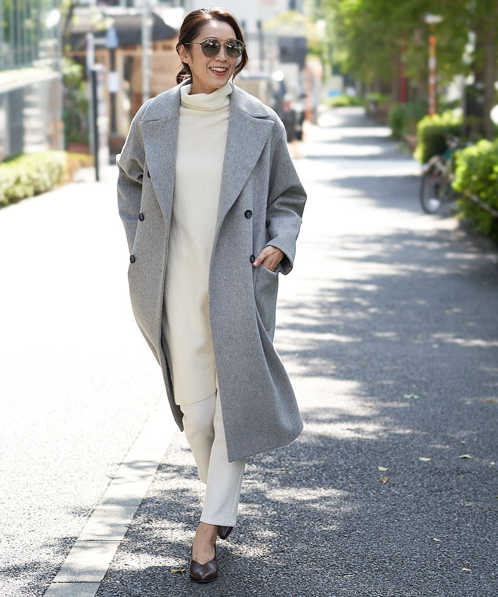 ウールロングコート