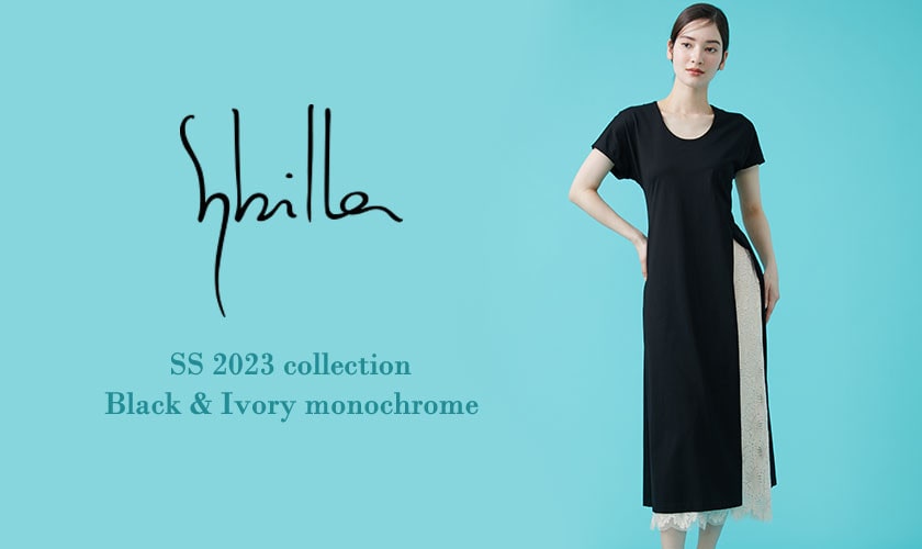 Sybilla SS 2023 - Black & Ivory monochrome -