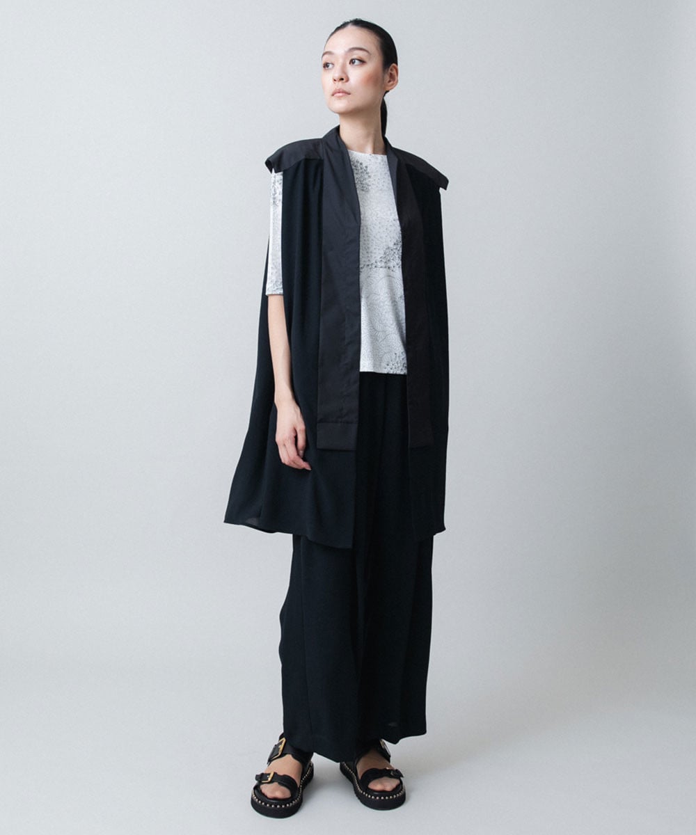 シフォンブラウスベスト /日本製