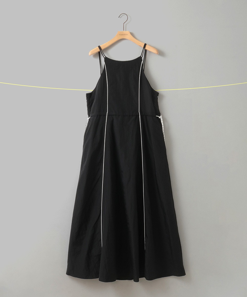 配色ラインジャンパースカート