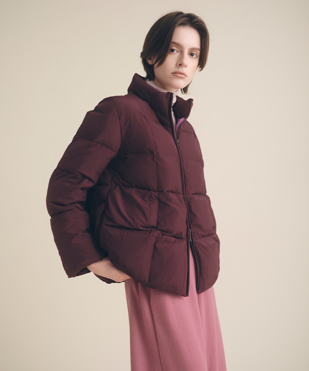 Chocolate bar down jacket