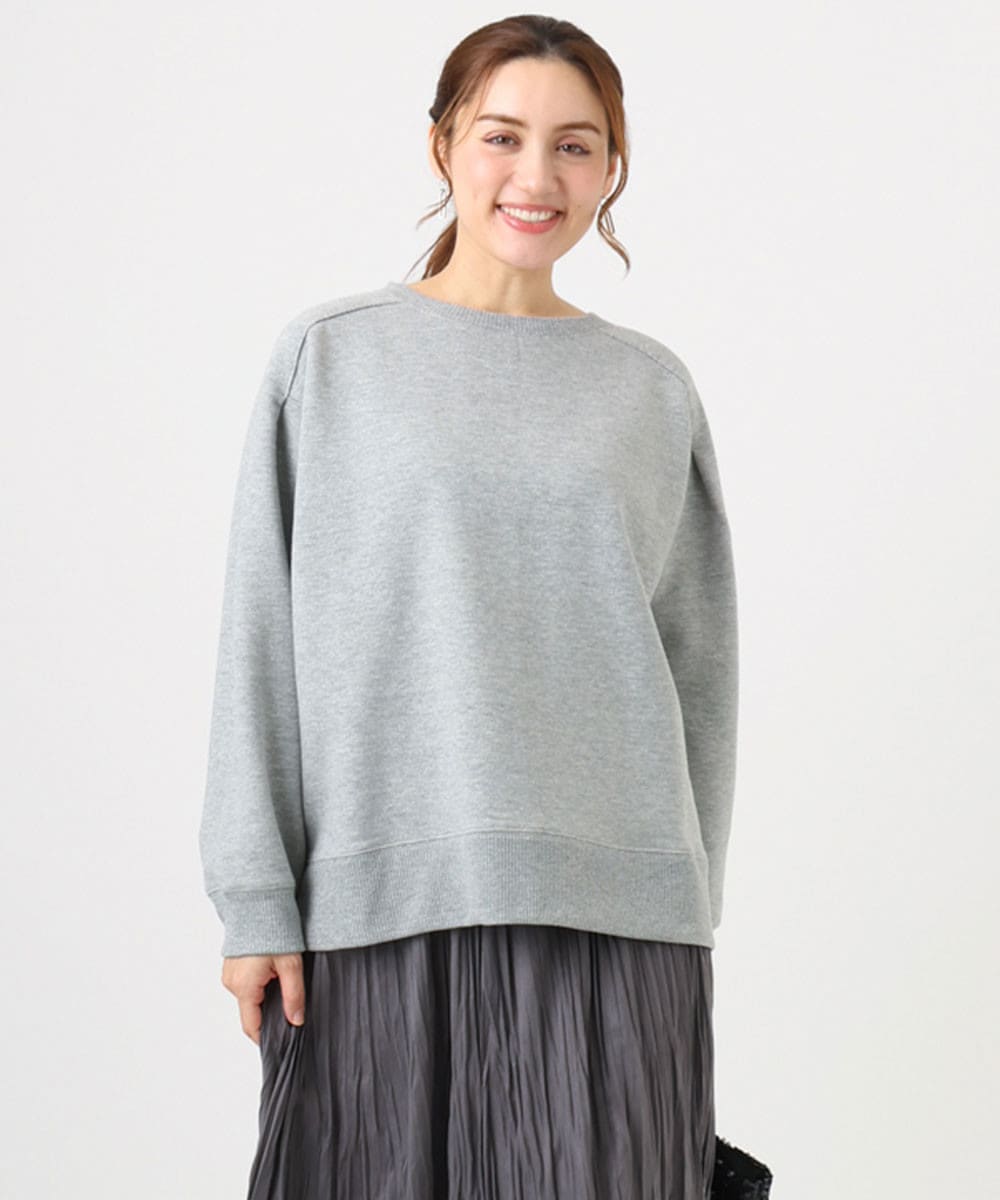 ラメ裏毛スウェットプルオーバー