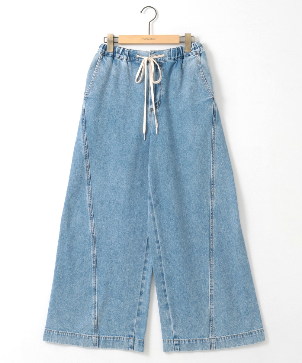 ワイドデニムパンツ
