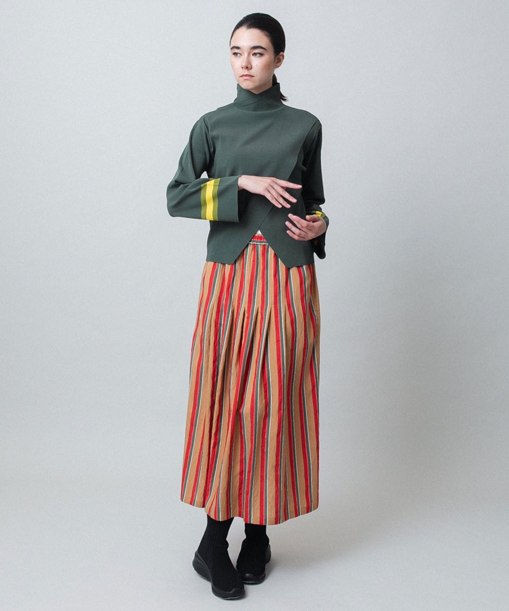 オーバーラップデザインプルオーバー/洗える